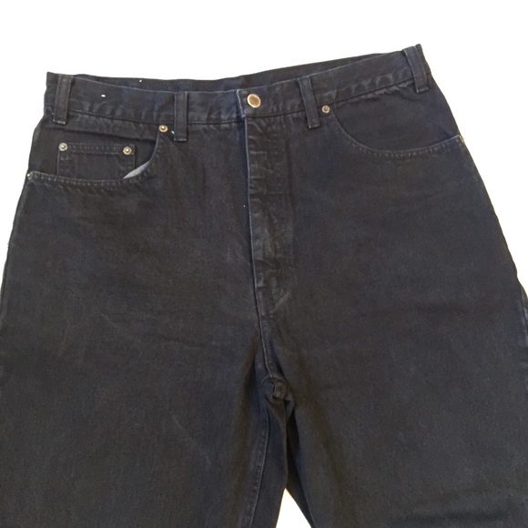 Vintage Other - Vintage black high rise jeans 36x32 men’s